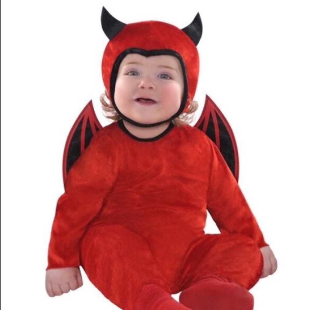 Devil cute costume for baby. 6-12 months